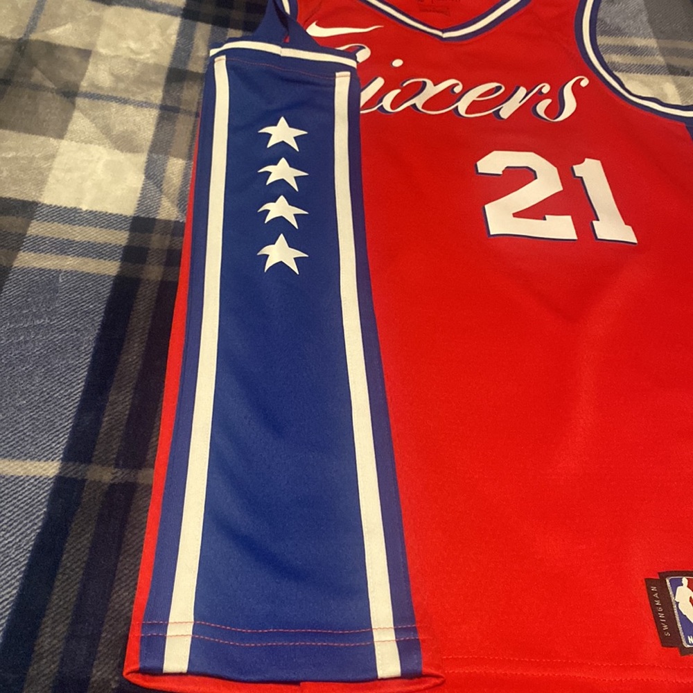 Philadelphia Sixers/76ers #21 Joel Embiid jersey size XL - Picture 8 of 13